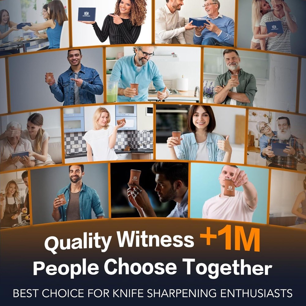 Knife Sharpener Tool Rolling Knife Sharpener Kit 6 Pcs Diamond Ceramic Disc Knif