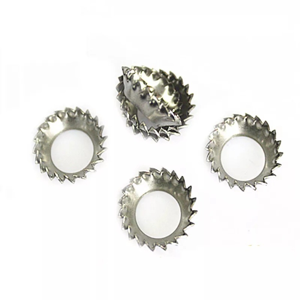 M3~M10 A2 304 Stainless Cone External Serrated Tooth Countersunk Lock Washers