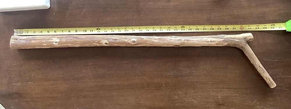 Natural Cedar Walking Stick 36”