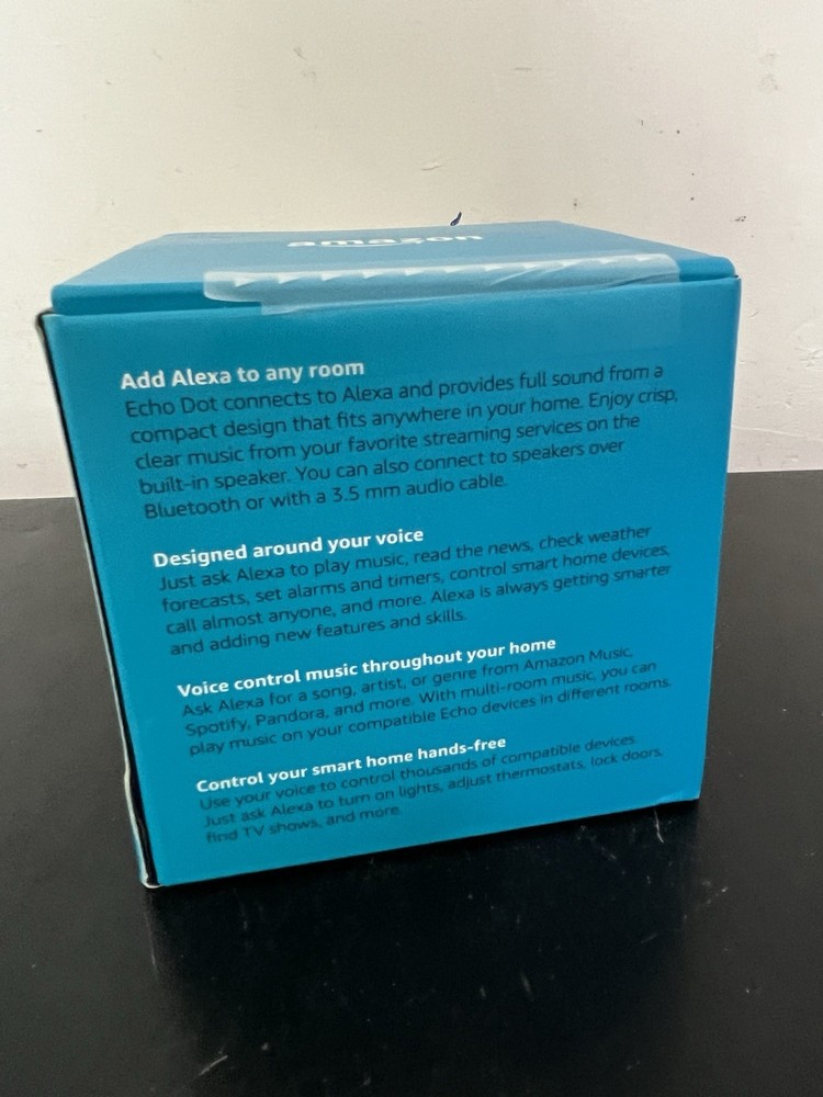 Amazon Echo Dot (3rd Generation) Smart Speaker - Charcoal - NEW & SEALED Box