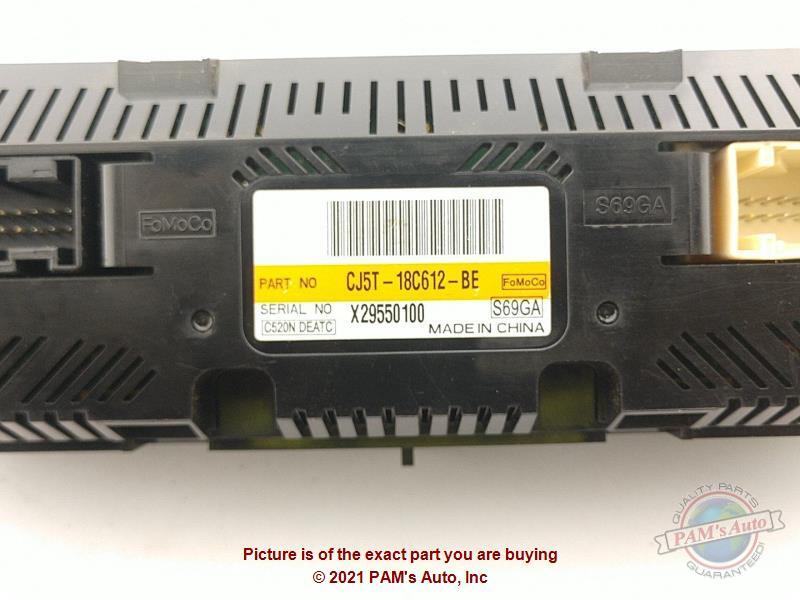 Used A/C Selector Switch fits: 2016 Ford Escape Front automatic temperature cont