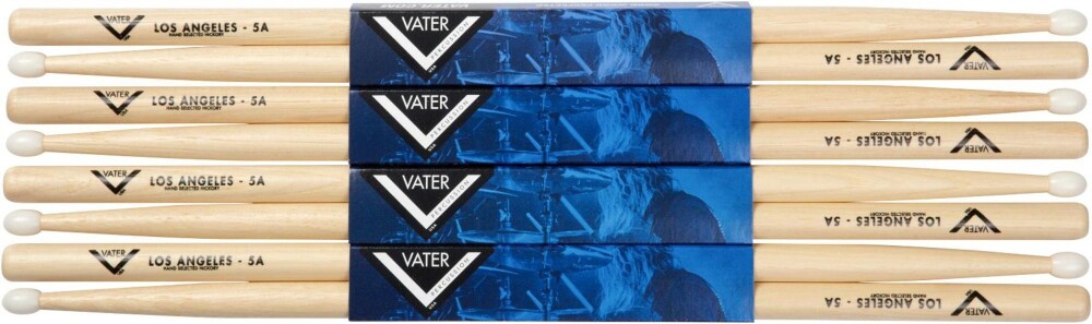 Vater Hickory Drum Stick Pre-pack Nylon 5A