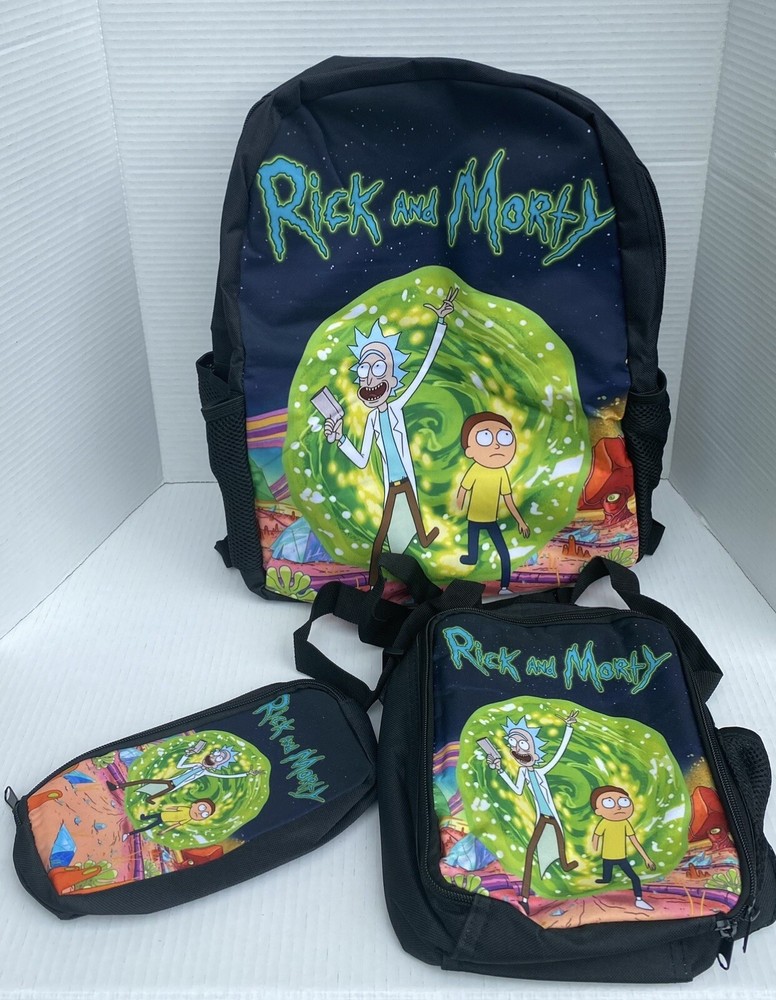 Backpack Lightweight 17 Inch, Lunchbox, And Pencil Case New