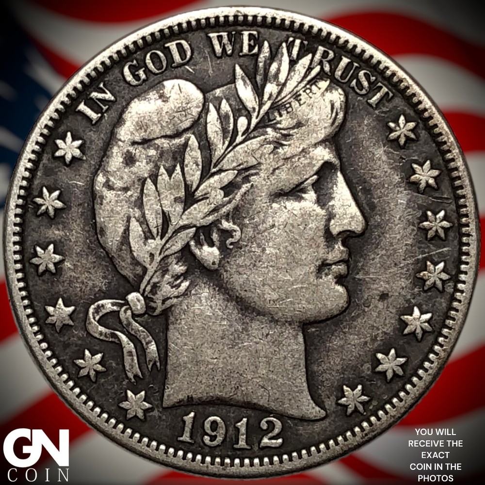 1912 D Barber Half Dollar Y1639