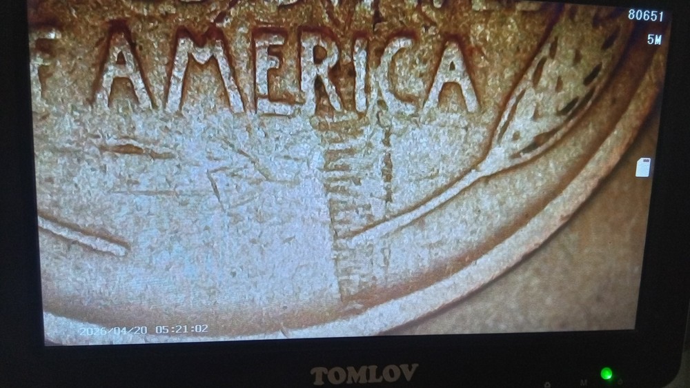 1924 Lincoln Wheat Cent Lamination Error Coin