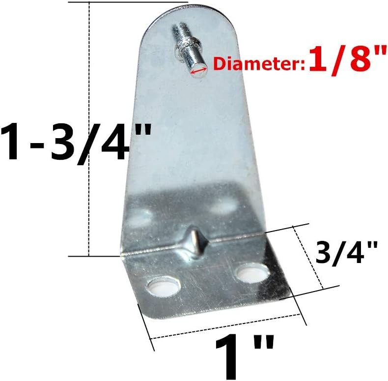 Hold down Brackets 4Pcs Metal Blind Brackets Bottom Rail Holder Replacements for