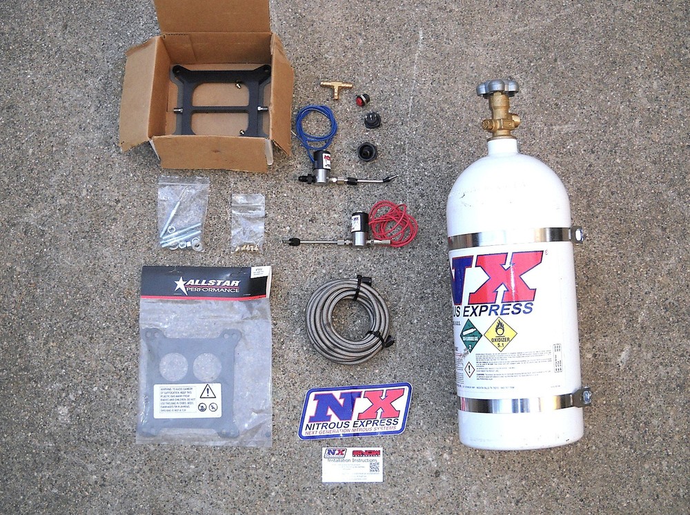 Nitrous Express Mainline Carb System with Bottle Nitrous Kit