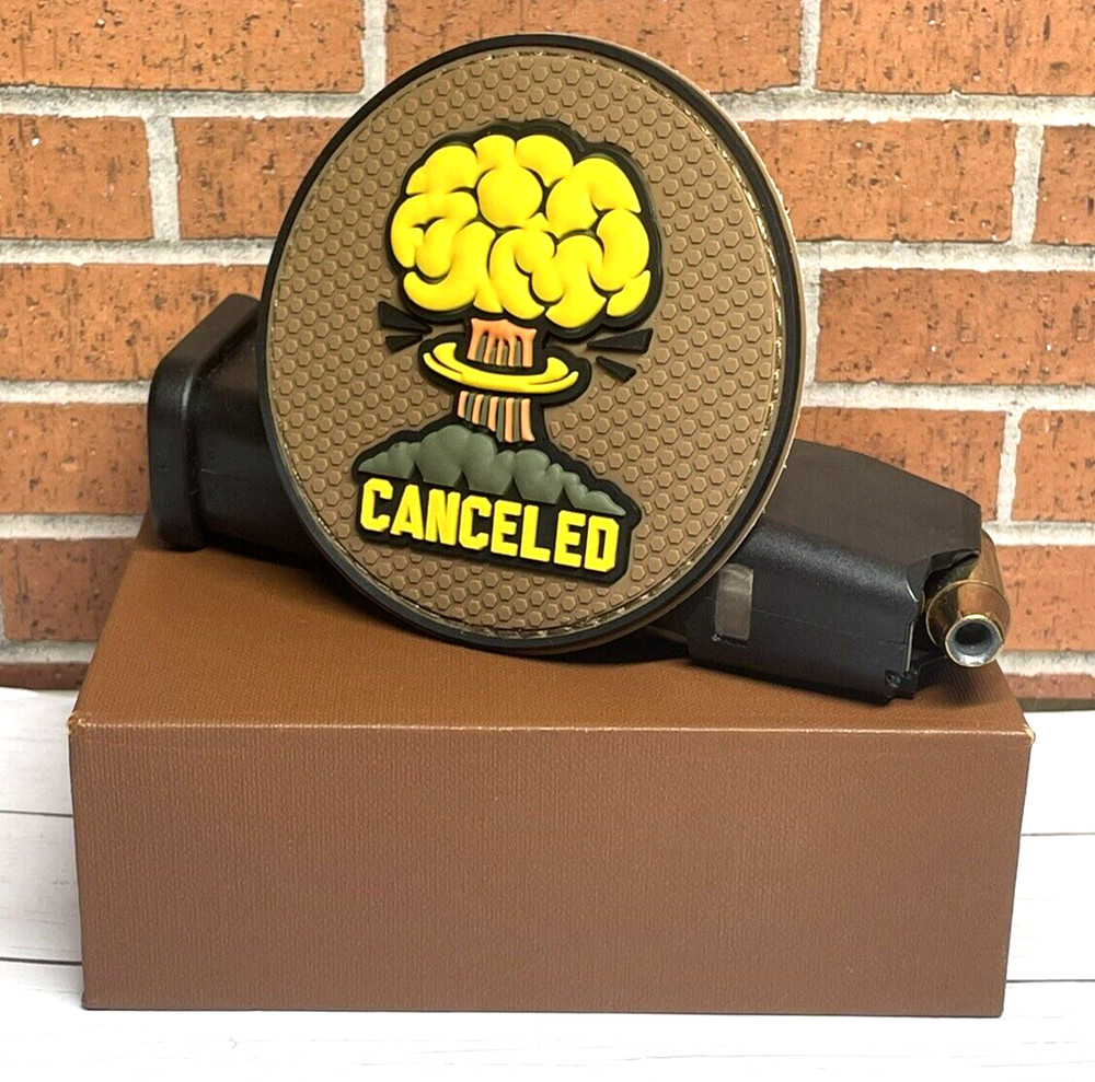 Tactical Morale Patch - PVC Canceled Patch - Meme Military Gun Patch