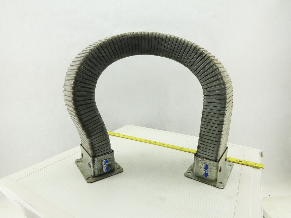 4" x 2-3/4" Flexible Galvanized Enclosed Cable Wire Protector 50" OAL