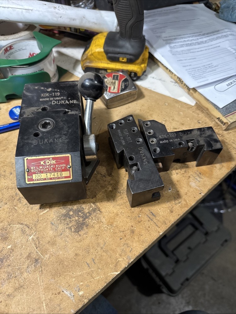 KDK Quick Change Toolpost with 3 Holders