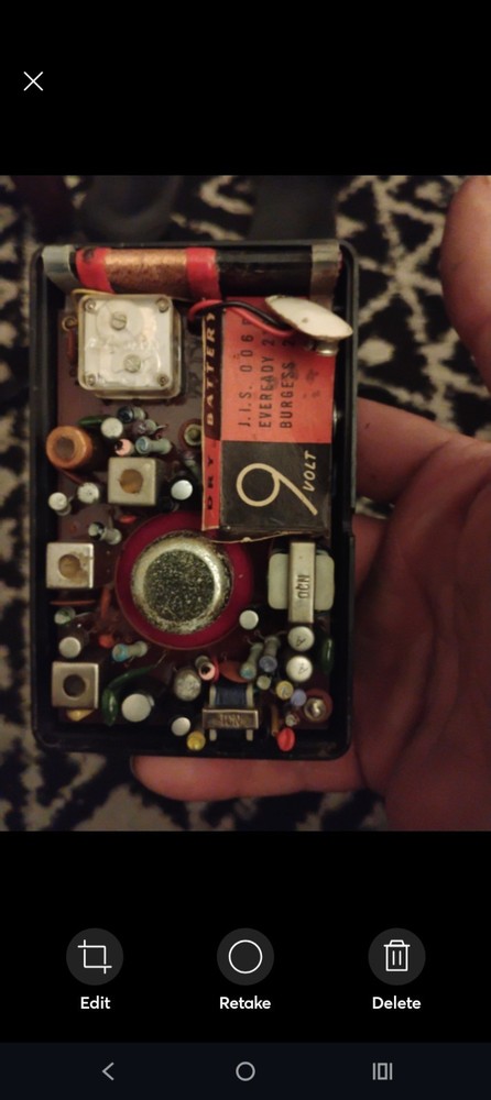 Universal PTR-62B Transistor 1961 Works Great!