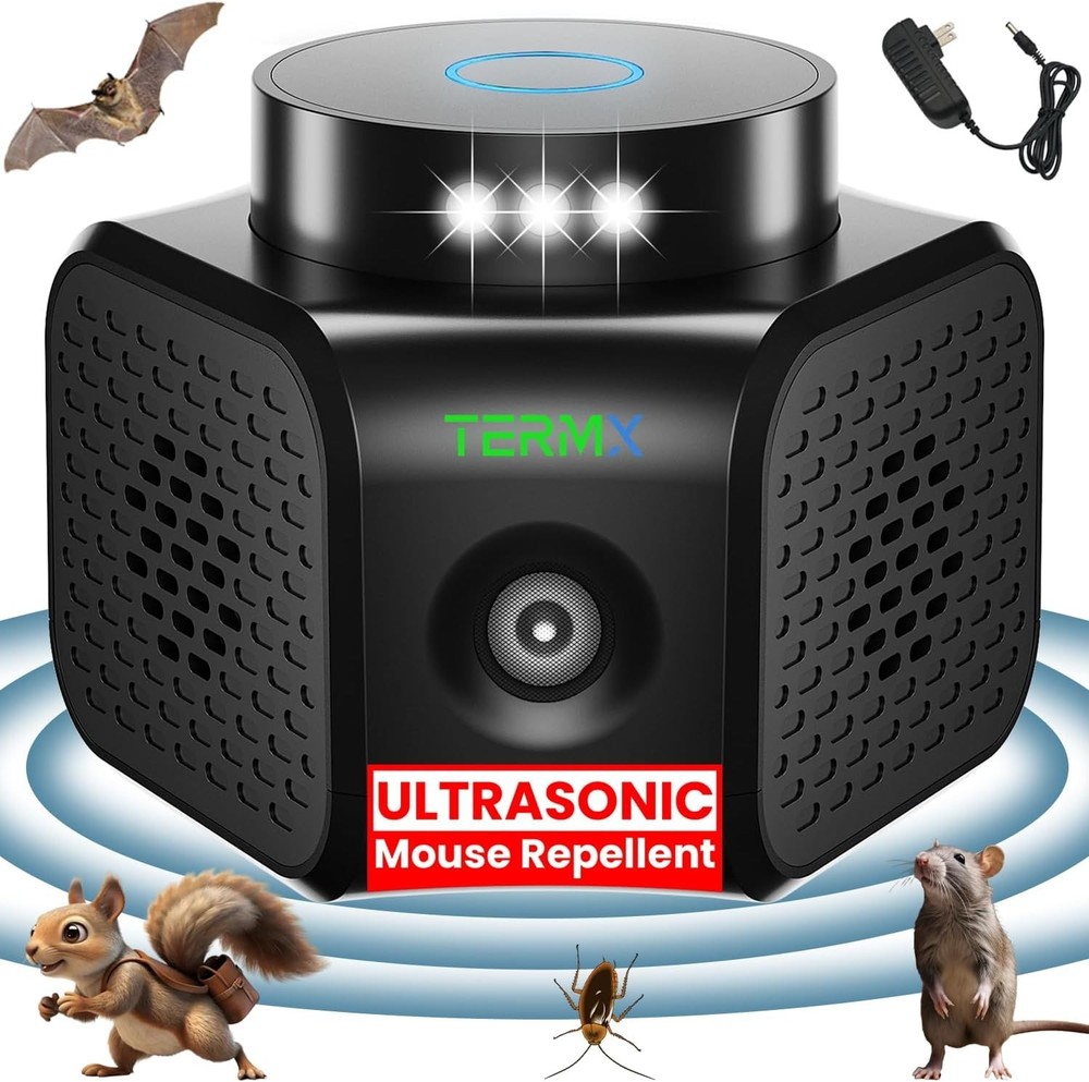 Electronic Ultrasonic Mouse and Rat Deterrent - Effective Pest Control Solution