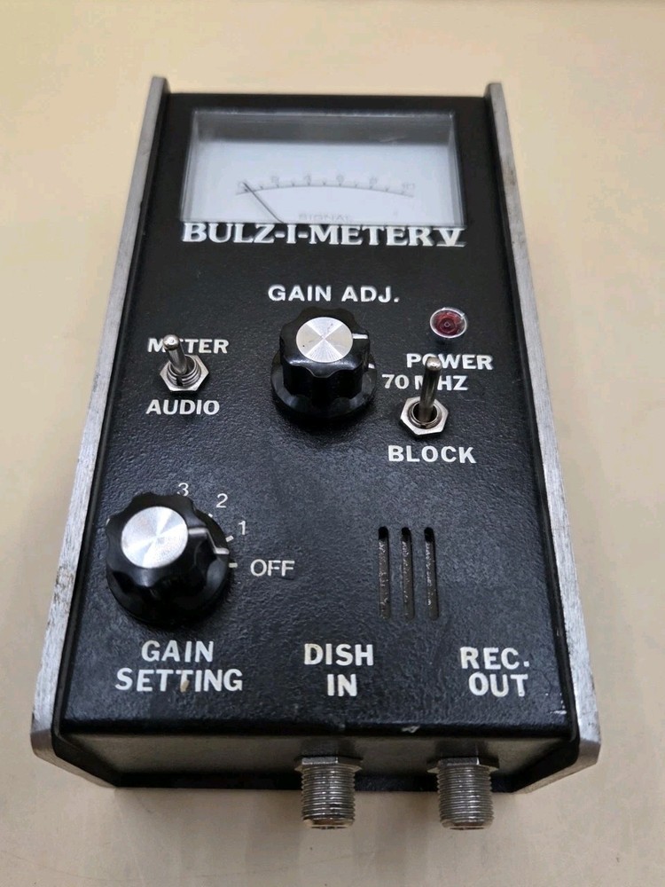 Bulz-I-Meter V Satellite Dish Alignment Meter Powers up