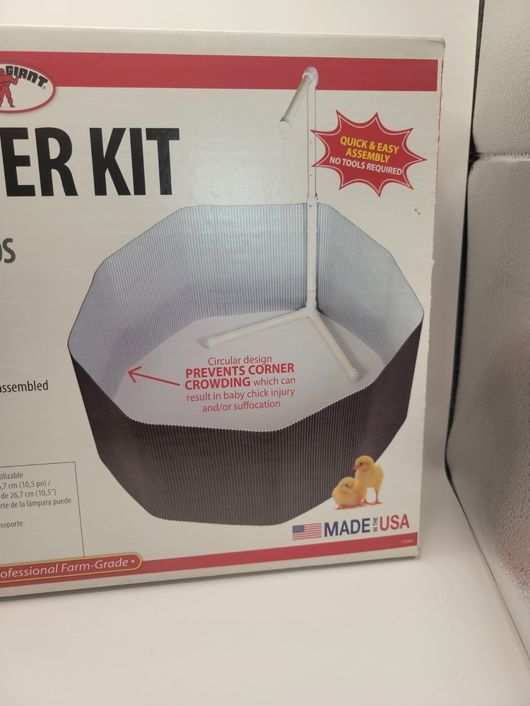 Little Giant Chick Brooder Kit-Home Brooder Box/Backyard Chickens Lamp not inc.