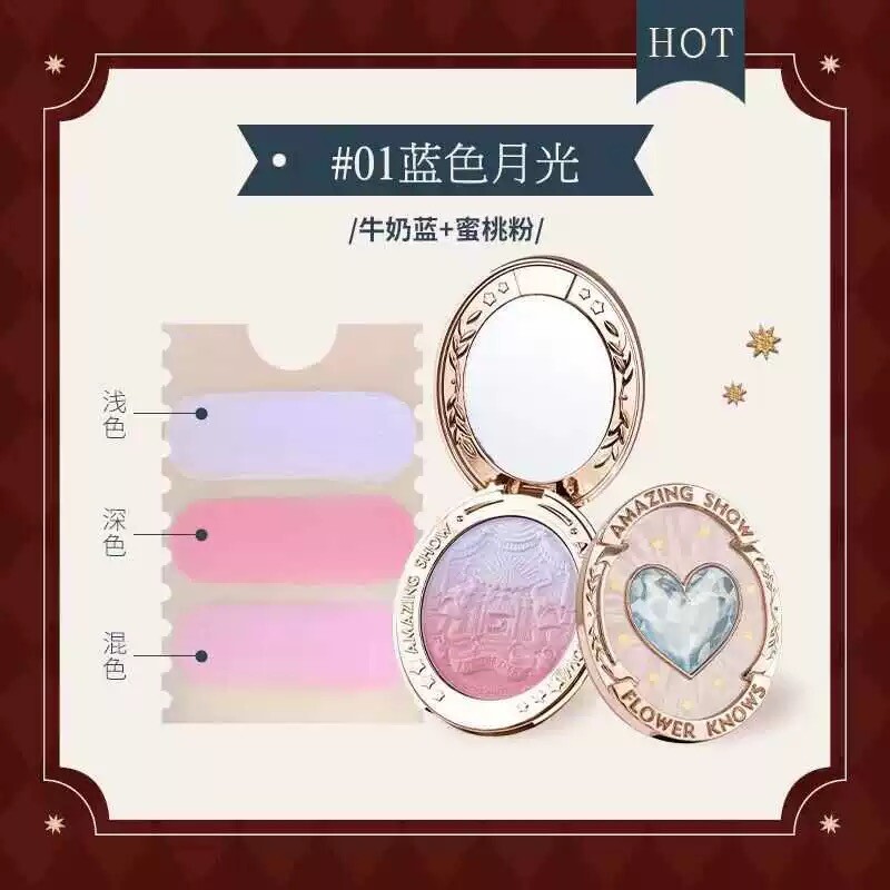 Flower Knows Circus Gradient Embossed Blush NEW IN BOX