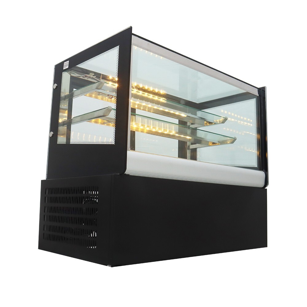 Refrigerated Cake Showcase 35.4"Right Angle Show Case W/Defogging Function 220V