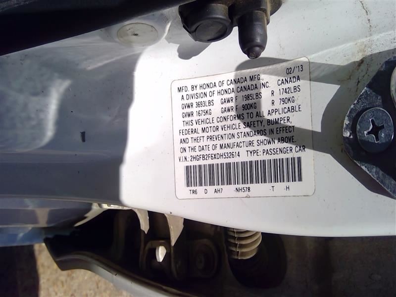 Fuse Box Cabin Fits 2013 Civic 568872