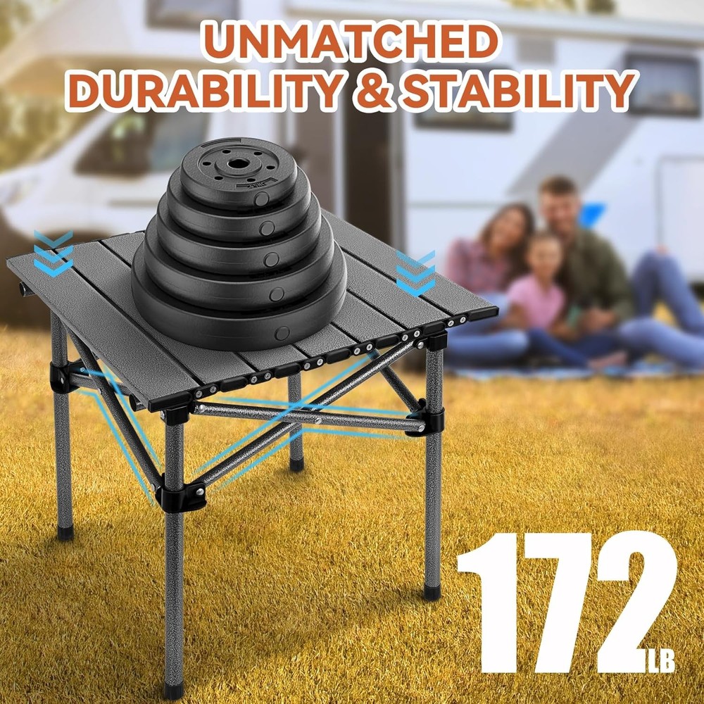 Folding Camping Table,Portable Table 1-2 Persons -Collapsible Table Lightweight