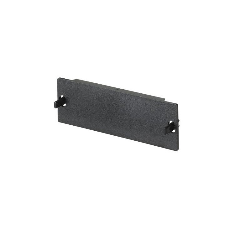 Panduit FAPB Blank Front Loading Adapter Panel Plastic Black