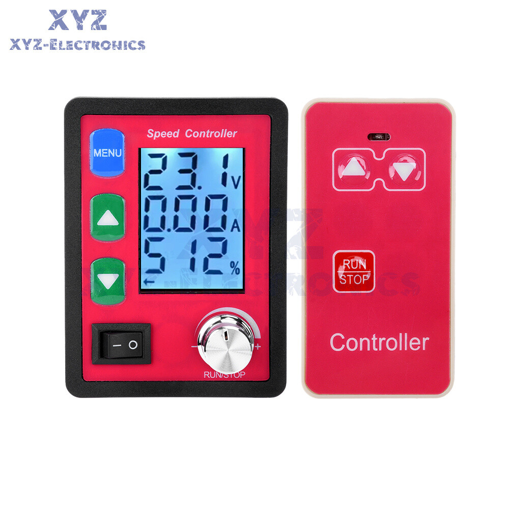 DC6-55V 20A PWM Wireless Remote Intelligent DC Brush Motor Speed Controller