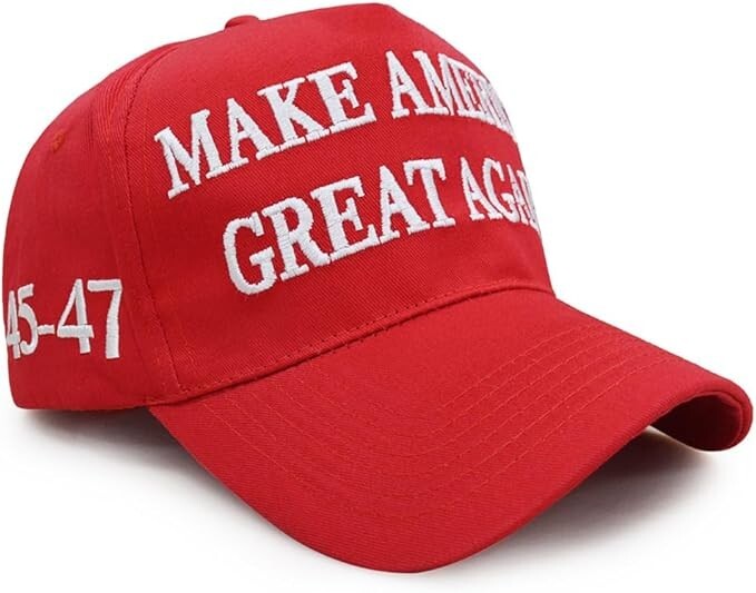 Baseball Cap for Trump 2024 45-47 MAGA Hat Make America Great Again with US Flag