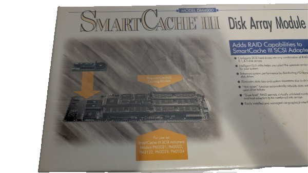 DPT EISA SCSI Adapter Card Smart Cache III DM4000 Disk Array Module NEW NIB