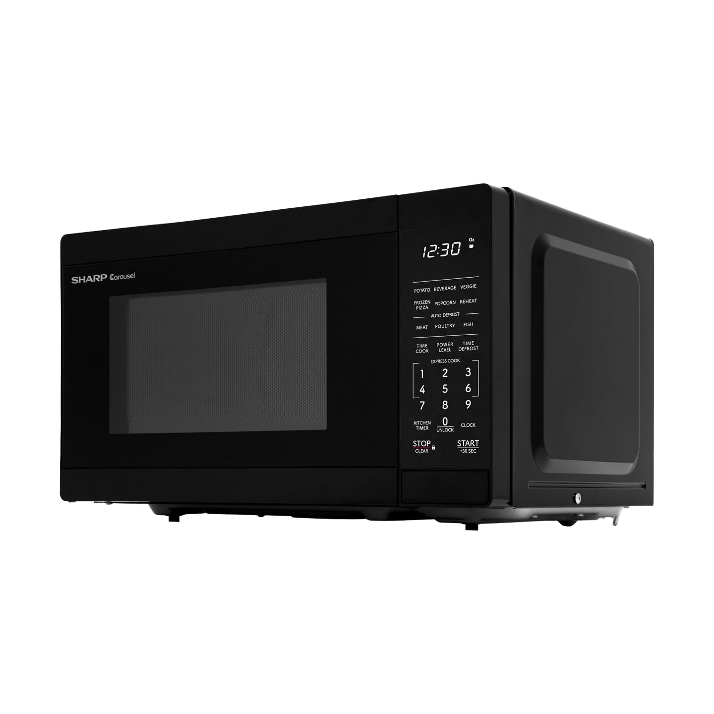 SHARP Compact Countertop Microwave Oven with Removable 10" Carousel Turntable