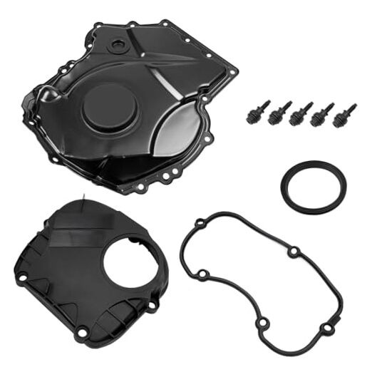 Upper & Lower Engine Timing Chain Cover 2008-2014 Compatible with Audi VW