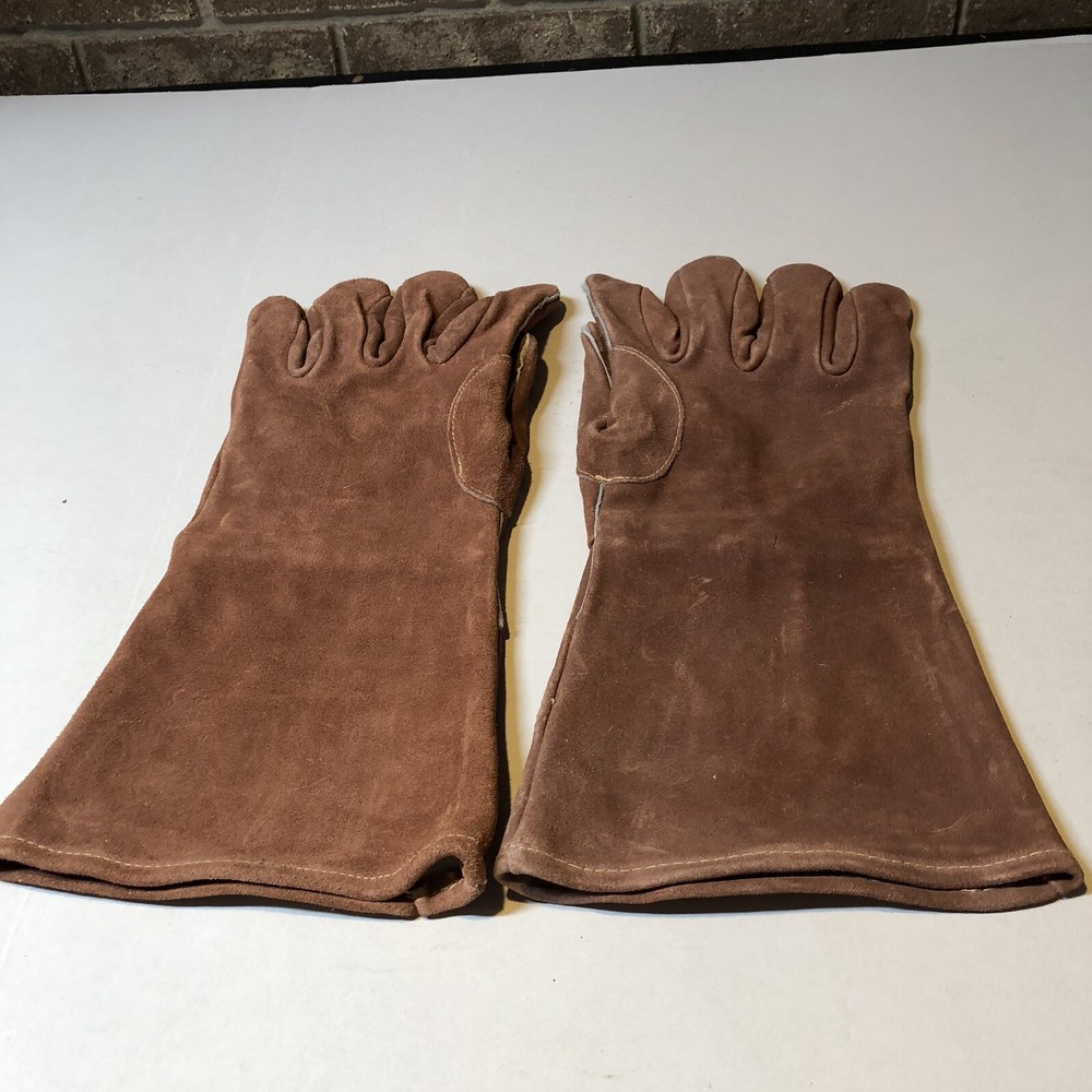 Leather Welding Gloves Brown RZK