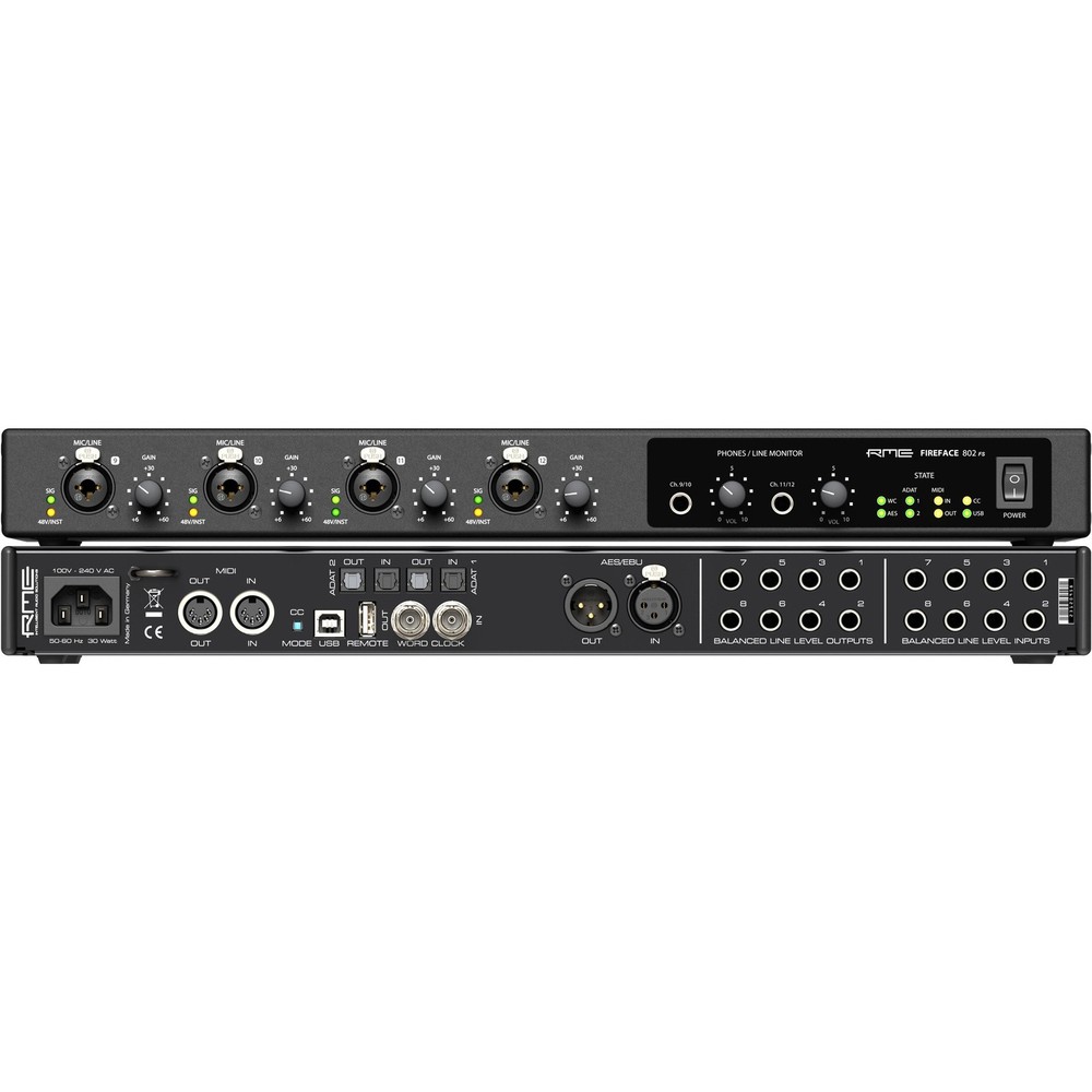 RME Fireface 802 FS AE 60-Channel 192 kHz USB Audio Interface
