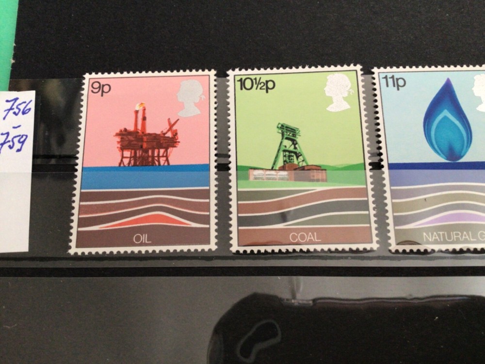 Energy sources Great Britain mint never hinged stamps A12200