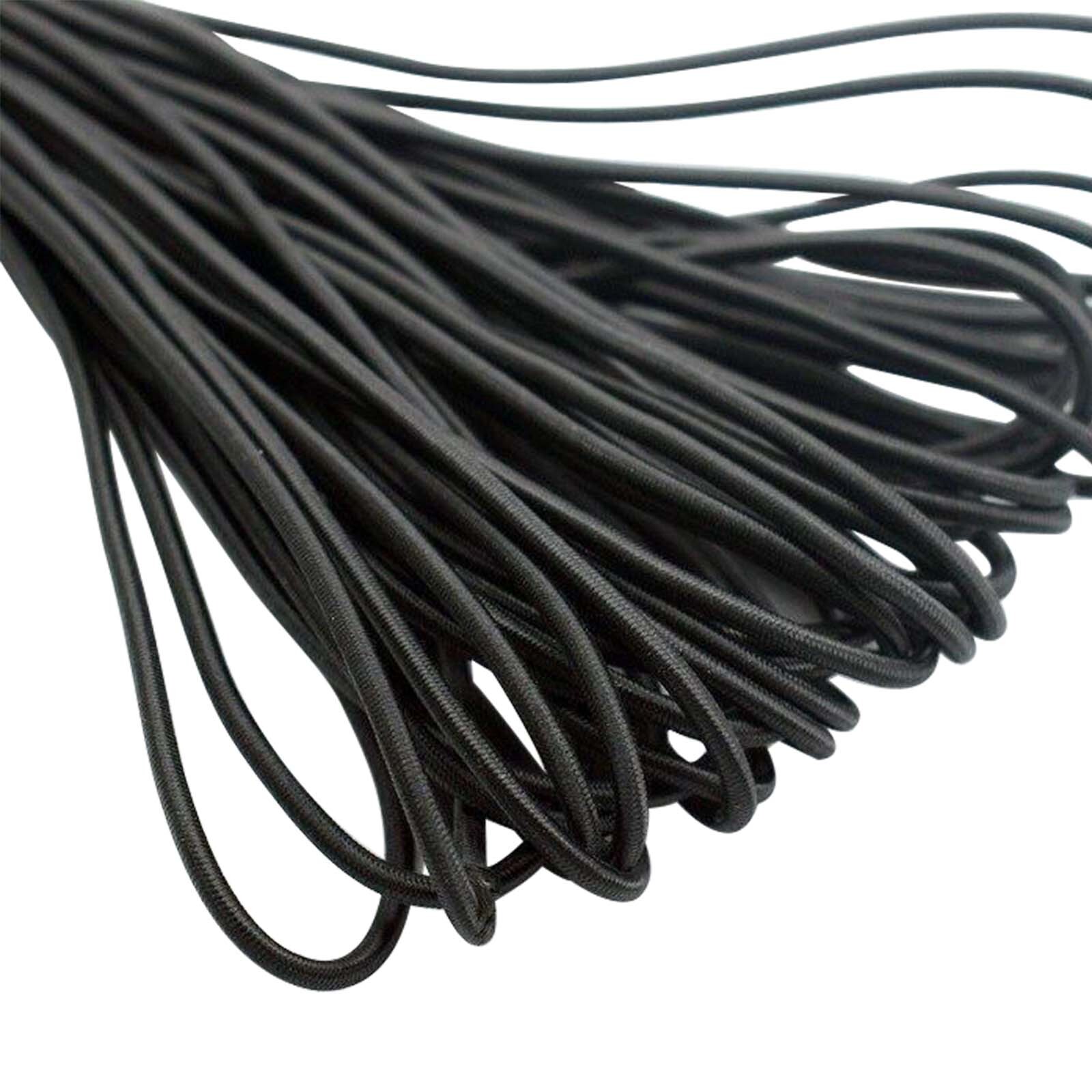 1/8" Multi-Use Elastic Bungee Cord Heavy Duty Shock Rope Tie Down Stretch Band