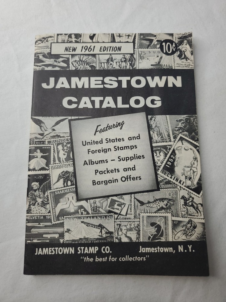 1961 JAMESTOWN CATALOG JAMESTOWN STAMP CO. Jamestown, N.Y.