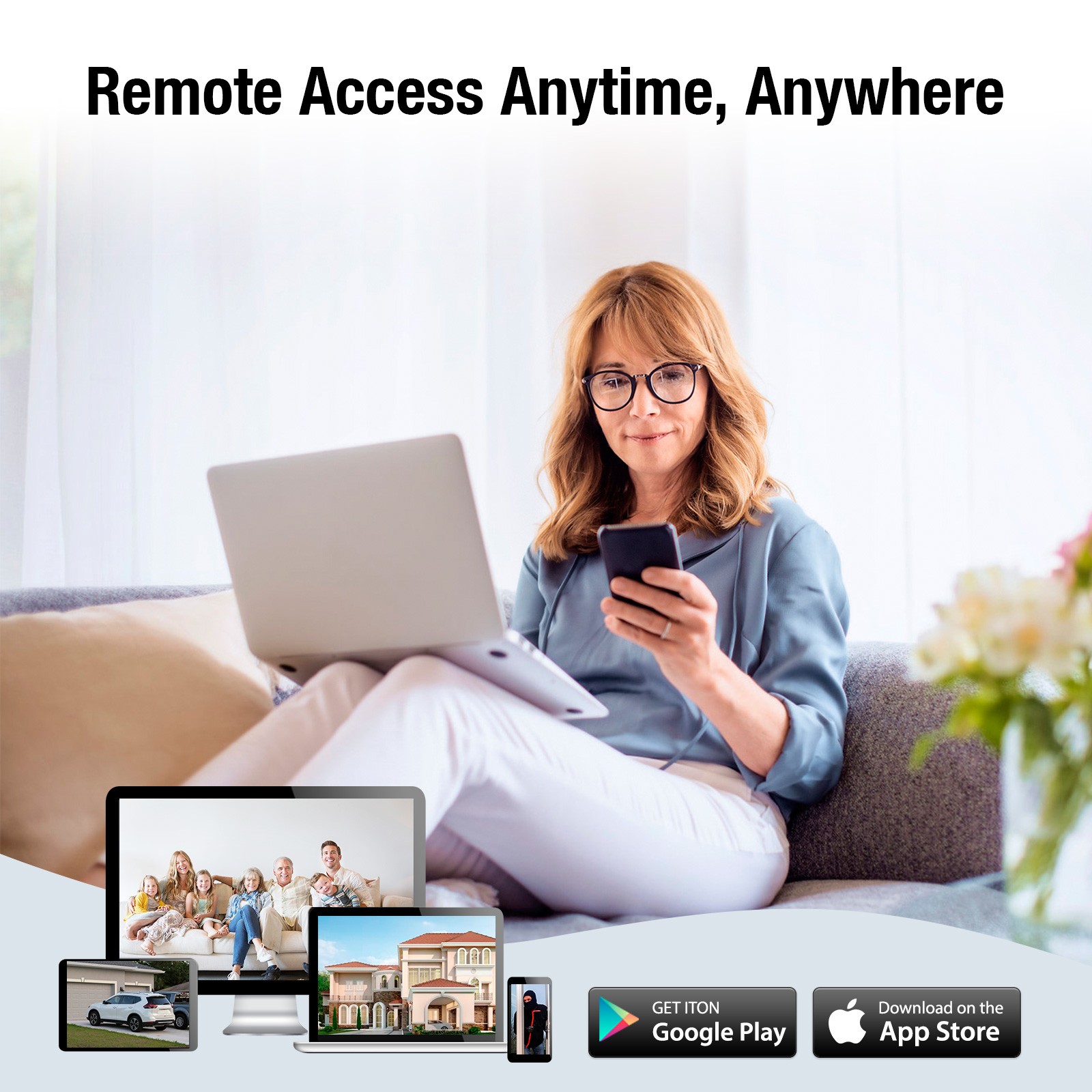 4K 8MP POE NVR IP Network Video Recorder H.265+ 1TB for Smart Security System