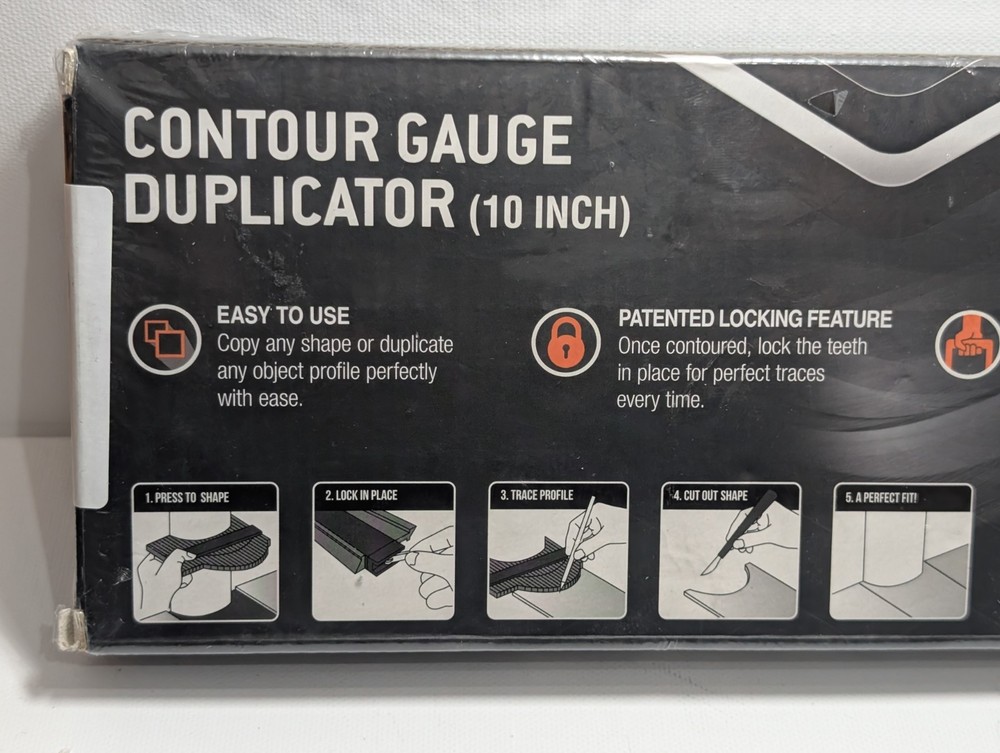 RAK 10" Contour Gauge Duplicator Locking Shape Profile Template Tool New