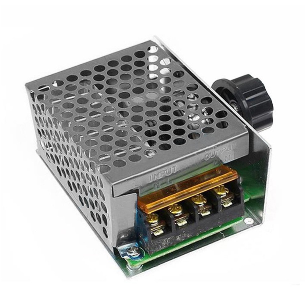 4000W Electronic Voltage Regulator Dimming Speed Temp Regulation Control Switch