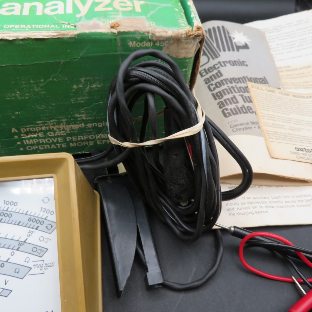 VTG Auto-Tune Mechanic Auto Engine Analyzer Model 4507 Complete w/box 1982