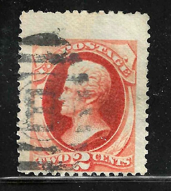 Sc #178/183 Jumbo Margin Misperf freak 2 Cent Jackson 1875-79 US 92a11