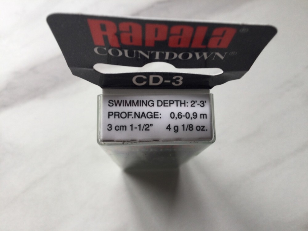 Rapala Countdown- Sinking - 3cm -Minnow