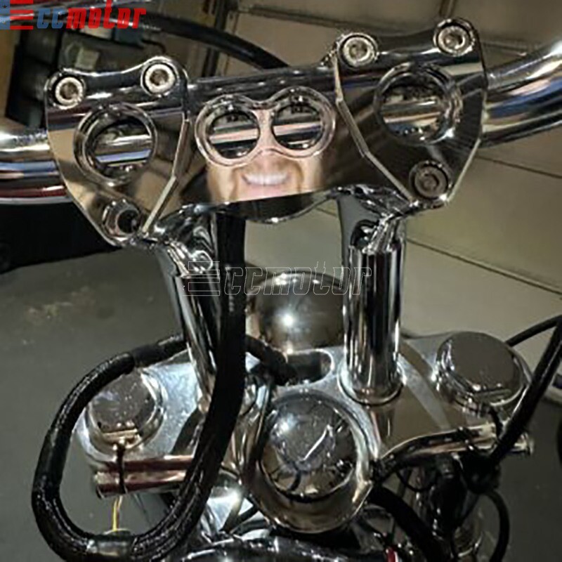 8" 9" Handlebar Pullback Riser Club Style 1" Bar For Harley Softail Dyna FXDWG
