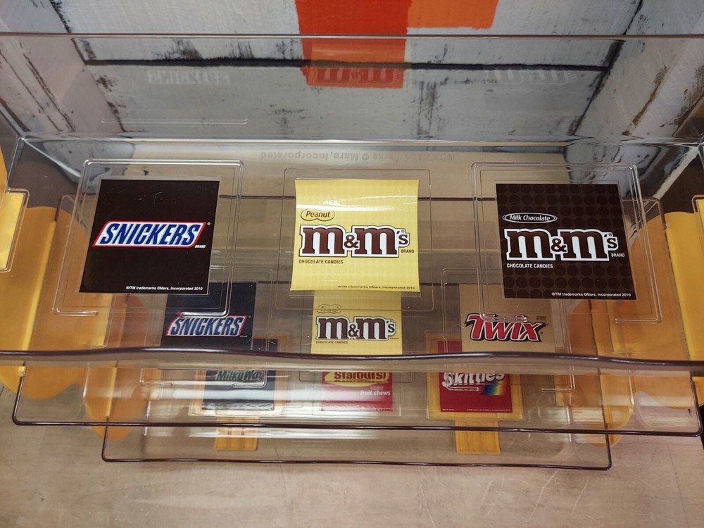 Vintage 3 Tiered Plastic Mars Candy Display NOS