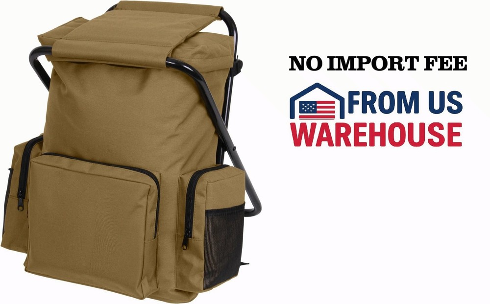 Rothco Backpack and Stool Combo Pack (Coyote Brown)