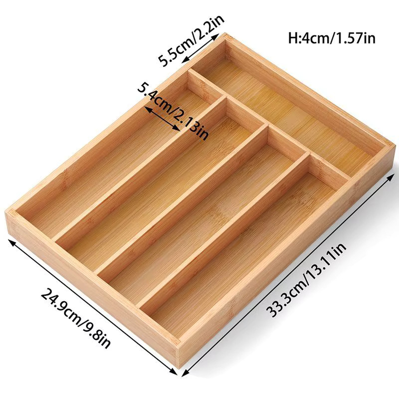 November Kitchen Organizer for Flatware Cutlery and Silver- Silverware Tray