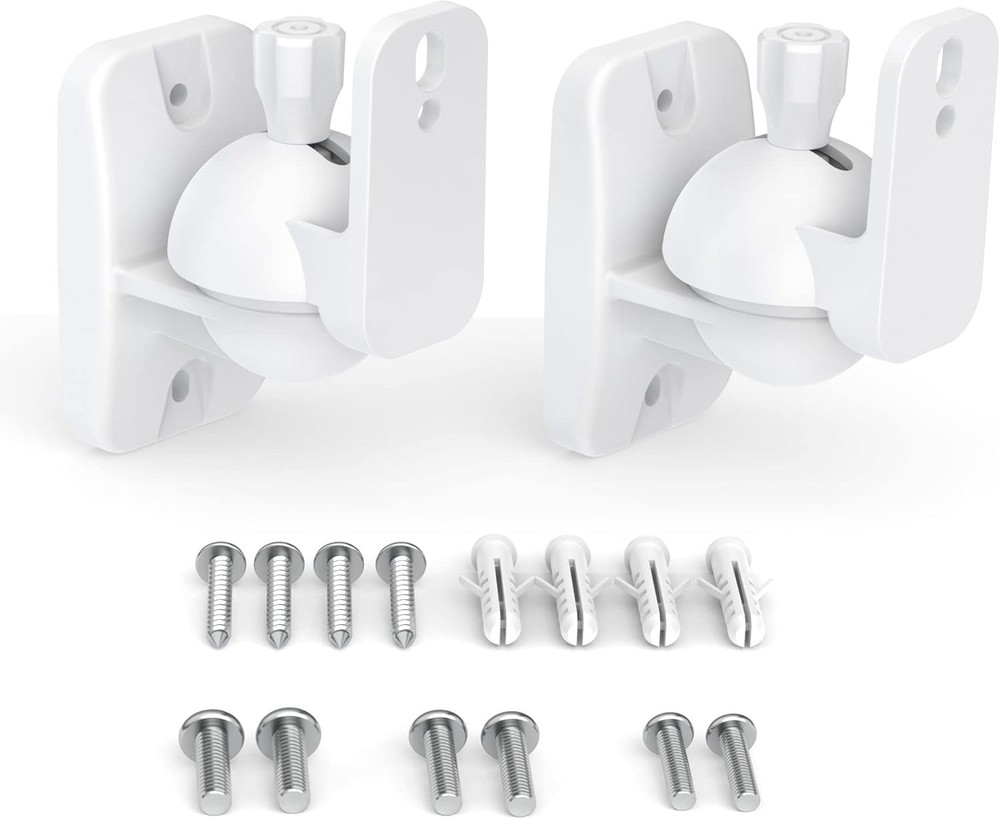 Speaker Wall Mount Brackets - Surround & Bookshelf Speaker Wall Mounts Kit, Hold