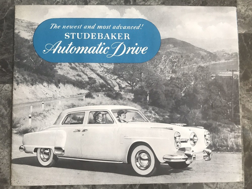 1950 Studebaker Automatic Drive Sales Brochure Original