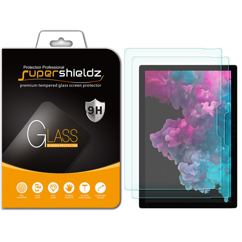 2x Supershieldz Tempered Glass Screen Protector for Microsoft Surface Pro 7 Plus