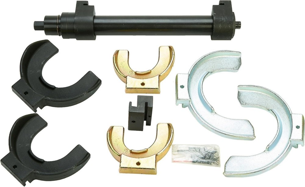 Macpherson Strut Spring Compressor Kit Interchangeable Fork Coil Extractor To...