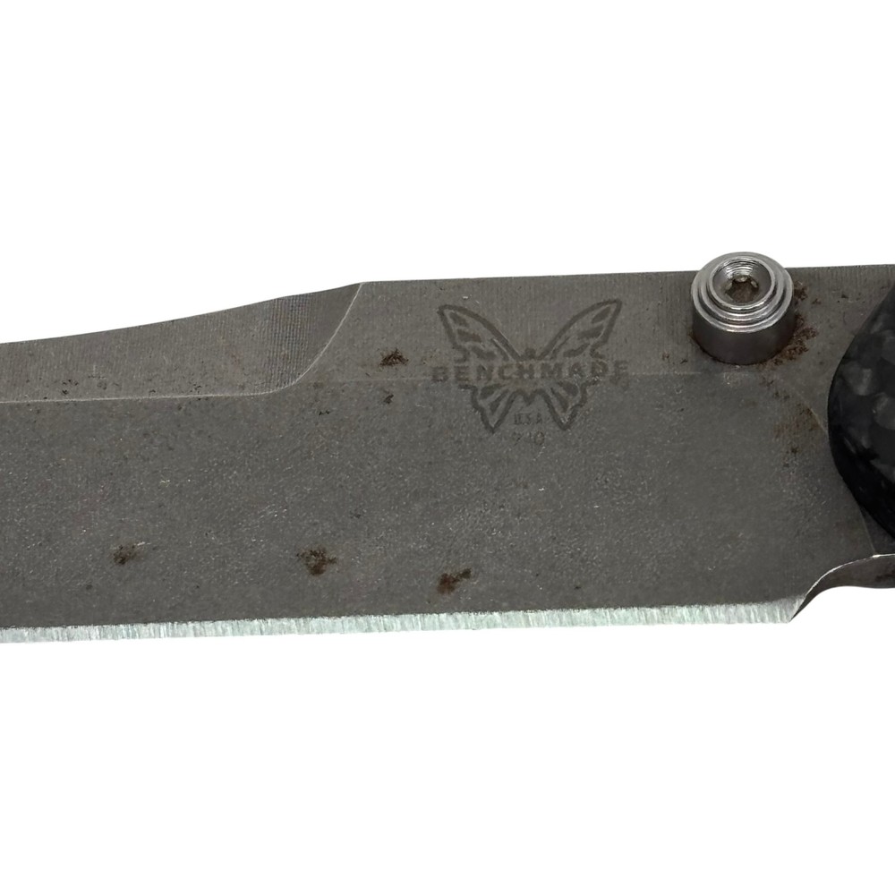 Benchmade Osborn 3.5in Stonewashed Blade Folding Knife
