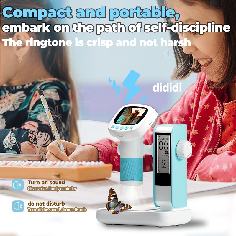 1000X Pocket Microscope for Kids 2.0" Screen, High-Definition Digital Microscope