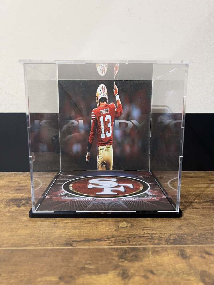 Brock Purdy Custom Mini Helmet Display or Card Display - 49ers